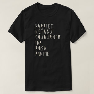 T-shirt Mois de l'histoire des Noirs, fameuses dirigeantes