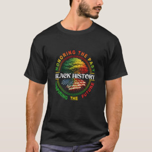 T-shirt Mois de l'histoire des Noirs Fier Afro-Américain N