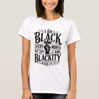 T-shirt Mois de l'histoire des Noirs Fierté de la négritud