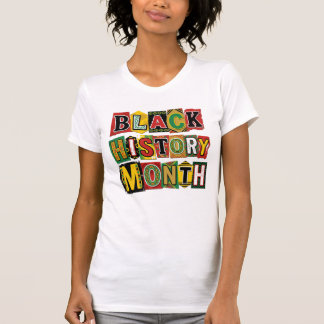 T-shirt Mois de l'histoire des Noirs Héritage afro féminin