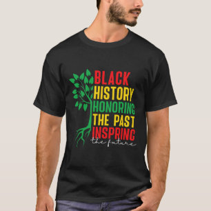 T-shirt Mois de l'histoire des Noirs Hommage au passé Insp