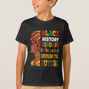 T-shirt Mois de l'histoire des Noirs honorer le passé insp