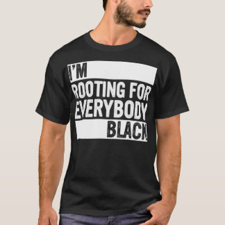 T-shirt Mois de l'histoire des Noirs Je soutiens tout le m