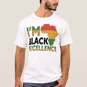 T-shirt Mois de l'histoire des Noirs Je suis Excellence de