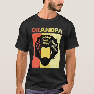 T-shirt Mois de l'histoire des Noirs Mens Grandpa Retro BL