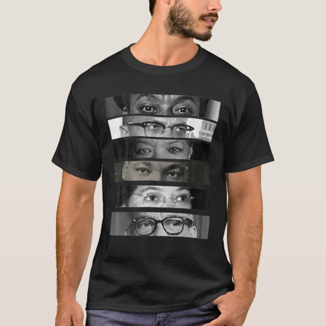 T-shirt Mois de l'histoire des Noirs Militants des droits  (Devant)