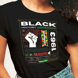 T-shirt Mois de l'histoire des noirs Rues Vêtements de rue