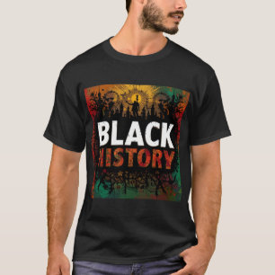 T-shirt Mois de l'histoire des Noirs 'Unité dans la couleu