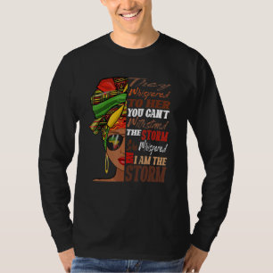T-shirt Mois De L'Histoire Noire Africaine Femme Afro Je S