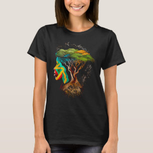 T-shirt Mois de l'histoire noire Ancêtres afro-américains