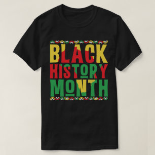 T-shirt Mois de l'histoire noire audacieuse et fière