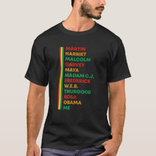 T-shirt Mois De L'Histoire Noire Autonomisation Conception