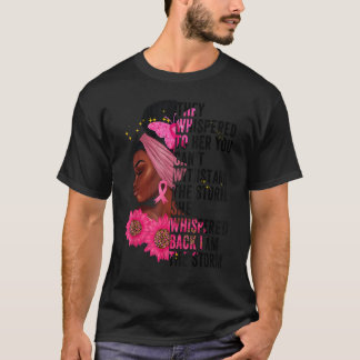T-shirt Mois de l'Histoire Noire Fille Africaine Femme Afr