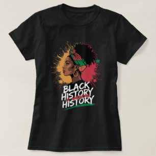 T-shirt Mois de l'histoire noire - L'histoire noire est am
