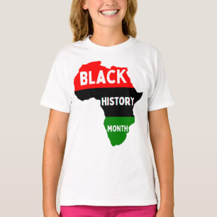 T-shirt Mois de l'histoire noire Melanin Garçons Filles En