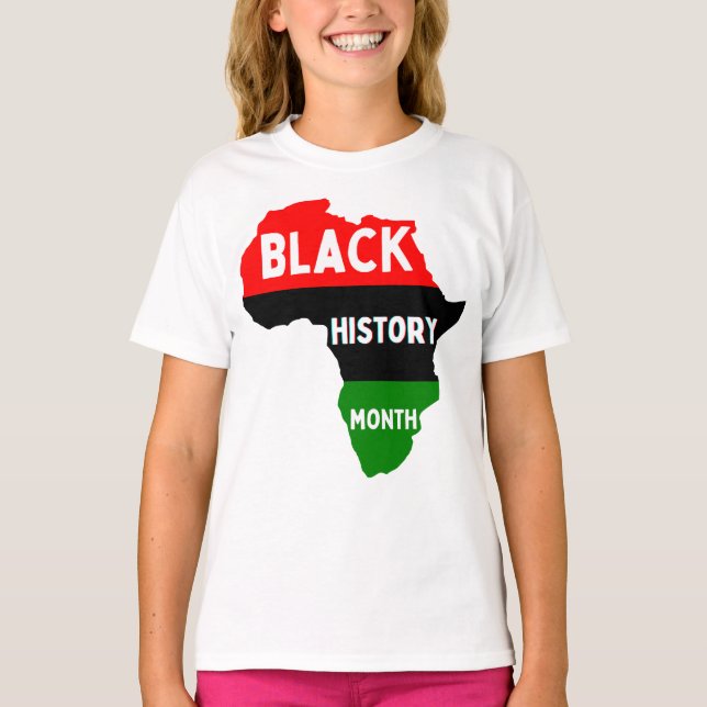 T-shirt Mois de l'histoire noire Melanin Garçons Filles En (Devant)