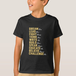 T-shirt Mois De L'Histoire Noire Pour La Melanine Africain