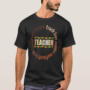 T-shirt Mois de l'histoire noire pyjama Afro African Tee M