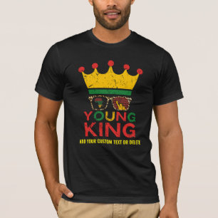 T-shirt Mois de l'histoire noire Young King Rustic BLM