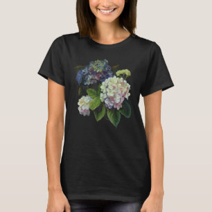 T-shirt Mois de naissance Hydrangea Fleurs
