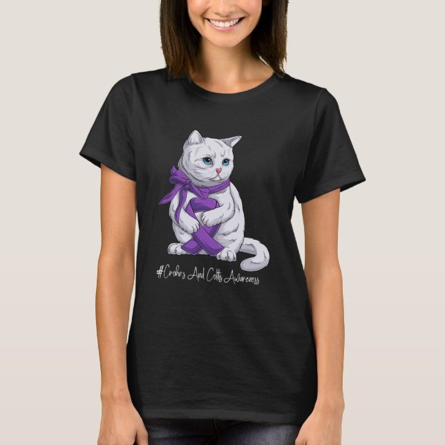 T-shirt Mois De Sensibilisation À La Crohn Et À La Colite  (Devant)