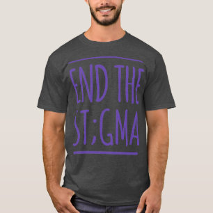 T-shirt Mois de sensibilisation à la santé mentale Fin de 