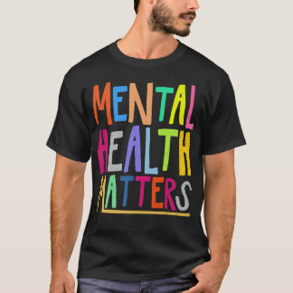 T-shirt Mois de sensibilisation à la santé mentale Matière