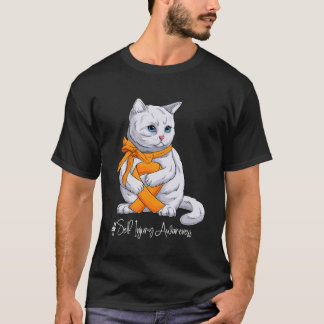 T-shirt Mois de sensibilisation à l'automutilation Chat à