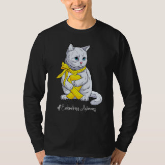 T-shirt Mois de sensibilisation à l'endométriose Ruban Jau