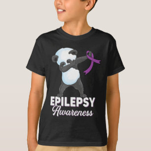 T-shirt mois de sensibilisation à l'épilepsie Dabbing pand