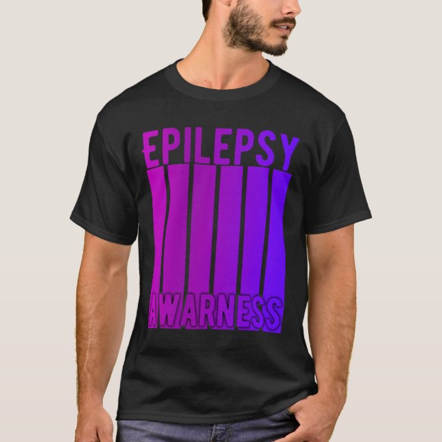 T-shirt Mois De Sensibilisation À L'Épilepsie En Novembre  (Devant)