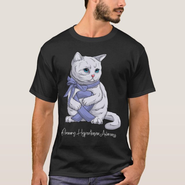 T-shirt Mois de sensibilisation à l'hypertension pulmonair (Devant)
