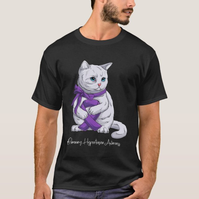 T-shirt Mois de sensibilisation à l'hypertension pulmonair (Devant)