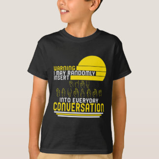 T-shirt Mois de sensibilisation Asl Insérez Aléatoire Amou