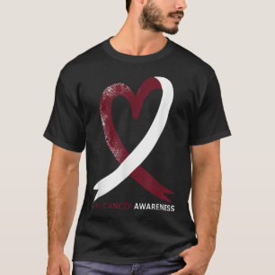 T-shirt Mois de sensibilisation au cancer buccal 2024 Cou 