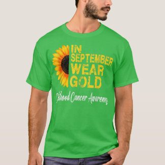 T-shirt Mois de sensibilisation au cancer chez les enfants