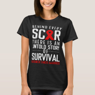 T-shirt Mois de sensibilisation au cancer de la tête et d