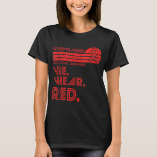 T-shirt Mois de sensibilisation au cancer du sang en septe
