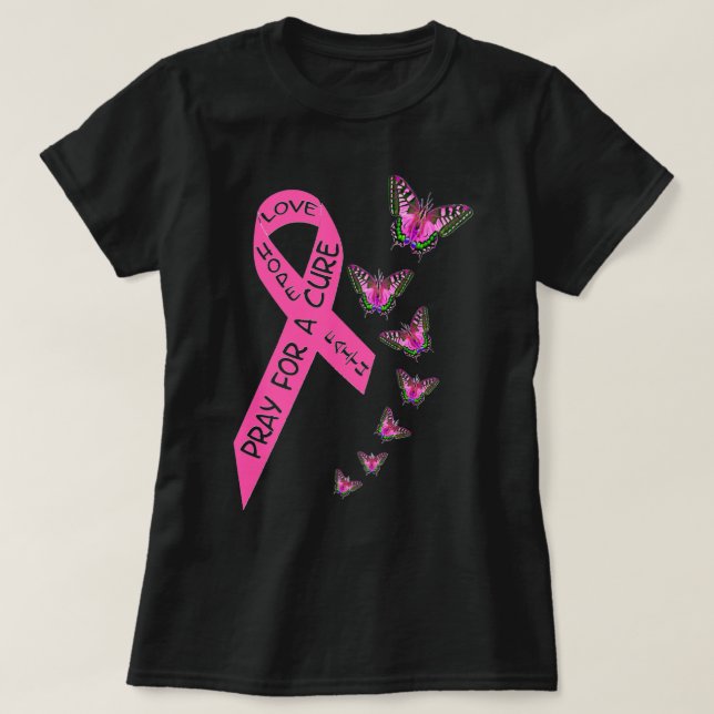 T-shirt Mois de sensibilisation au cancer du sein Femmes B (Design devant)