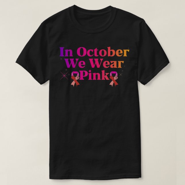 T-shirt Mois de sensibilisation au cancer du sein Femmes P (Design devant)
