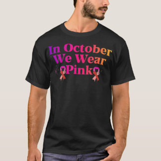 T-shirt Mois de sensibilisation au cancer du sein Femmes P