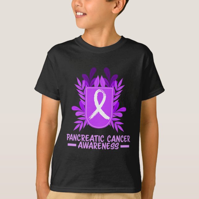 T-shirt Mois de sensibilisation au cancer pancréatique Rub (Devant)