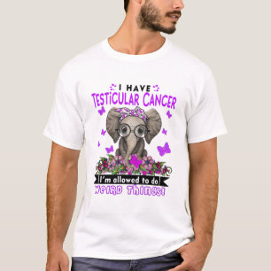 T-shirt Mois de sensibilisation au cancer testiculaire Cad