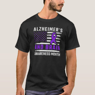 T-shirt Mois de sensibilisation au cerveau d'Alzheimer Awa