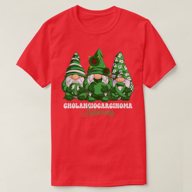 T-shirt Mois de sensibilisation au cholangiocarcinome Écra (Design devant)