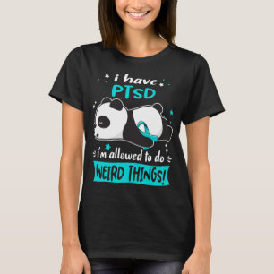 T-shirt Mois de sensibilisation au SSPT Cadeaux de ruban