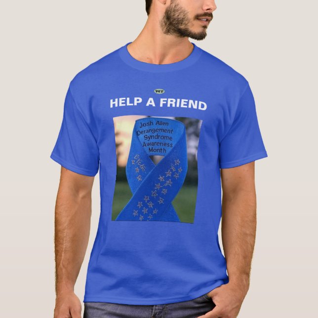 T-shirt Mois de sensibilisation au syndrome de dérangement (Devant)