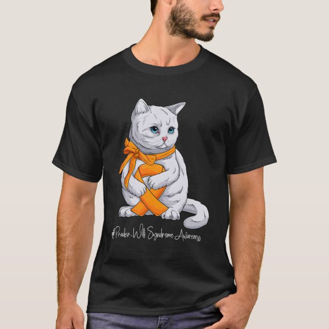 T-shirt Mois de sensibilisation au syndrome de Prader-Will (Devant)