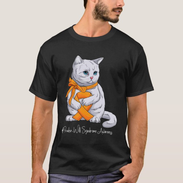 T-shirt Mois de sensibilisation au syndrome de Prader Will (Devant)