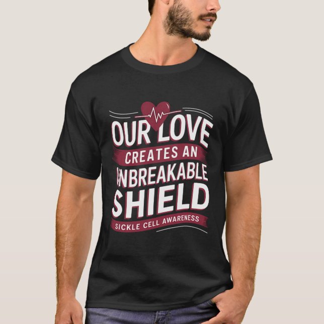 T-shirt Mois de sensibilisation aux cellules de faucille B (Devant)